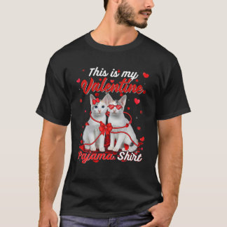 Das ist meine Valentine Pajama Japanischer Bobtail T-Shirt