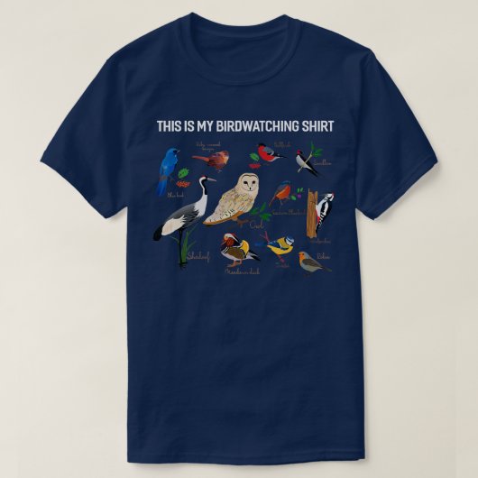 Das ist meine Vogelbeobachtung Bird Watcher T-Shirt (Design vorne)