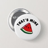 Das ist meine Wassermelone Button (Vorne & Hinten)