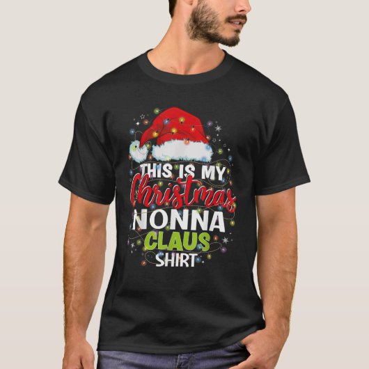 Das ist meine Weihnachts-Nonna-Claus-Match T-Shirt (Vorderseite)