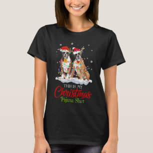 Das ist meine Weihnachts-Pajama Boxer-Dog-Weihnach T-Shirt