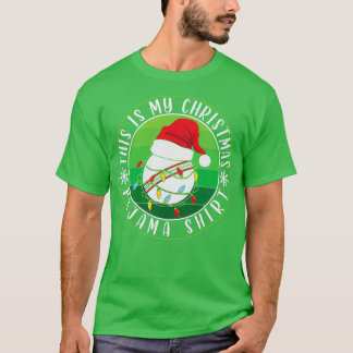Das ist meine Weihnachts-Pajama-Cricket-Ball-Weihn T-Shirt
