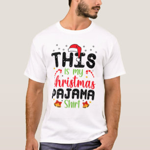 Das ist meine Weihnachts-Pajama-Familie, die Weihn T-Shirt