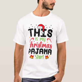 Das ist meine Weihnachts-Pajama-Familie, die Weihn T-Shirt