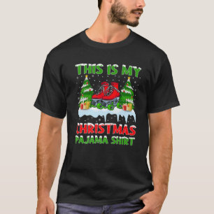 Das ist meine Weihnachts-Pajama-Funny-Roller-Skate T-Shirt