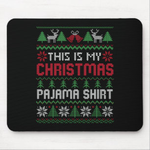 Das ist meine Weihnachts-Pajama-Lampenfamilie, die Mousepad