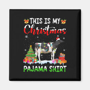 Das ist meine Weihnachts Pajama Milchkuh Lover Xma Magnet