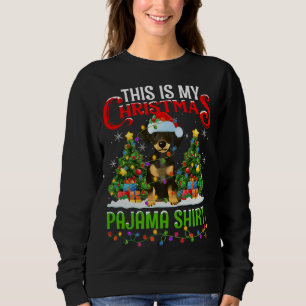 Das ist meine Weihnachts-Pajama-Shirt-Dackel Sweatshirt
