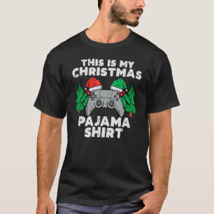 Das ist meine Weihnachts-Pajama-Videospiele Jungs T-Shirt