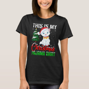 Das ist meine Weihnachts-Pajama-Weihnachtsmannmütz T-Shirt