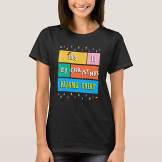 Das ist meine Weihnachts Pajama Xmas Pjs Männer Fr T-Shirt