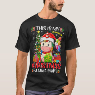Das ist meine Weihnachts Unicorn Xmas Frauen Mädch T-Shirt