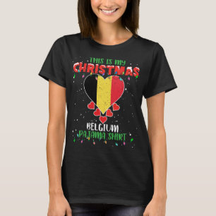 Das ist meine Weihnachtsbeleuchtung Liebe Belgien  T-Shirt