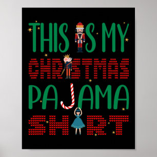 Das ist meine Weihnachtsfamilie Pajama Funny Match Poster