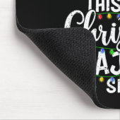 Das ist meine Weihnachtskuppelampe, die männliche  Mousepad (Ecke)
