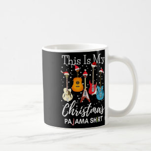 Das ist meine Weihnachtspyjamagitarre Gitarrist Mu Kaffeetasse