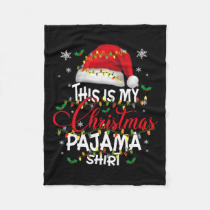 Das ist meine Weihnachtsweihe Pajama Lights Men Wo Fleecedecke