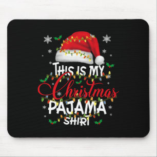 Das ist meine Weihnachtsweihe Pajama Lights Men Wo Mousepad