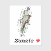 Das ist meine Zauberwand - gotische Hexenhand Aufkleber (Blatt)