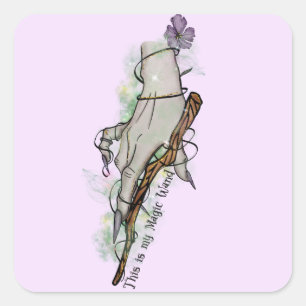 Das ist meine Zauberwand Quadratischer Aufkleber