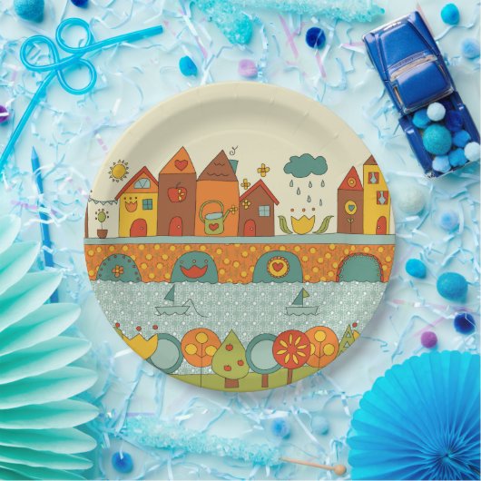 Das ist meine Zuhause Pappteller (Party)