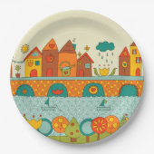 Das ist meine Zuhause Pappteller (Vorderseite)