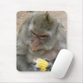 Das ist meins! ... Wild Thai Macaque Monkey Mousepad (Mit Mouse)