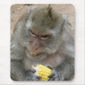 Das ist meins! ... Wild Thai Macaque Monkey Mousepad (Vorne)