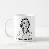 Das ist mir egal! Danke! Funny Mug Kaffeetasse (Links)