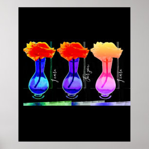 Das ist mir wichtig. Für dich. Aprikosenkunst der  Poster