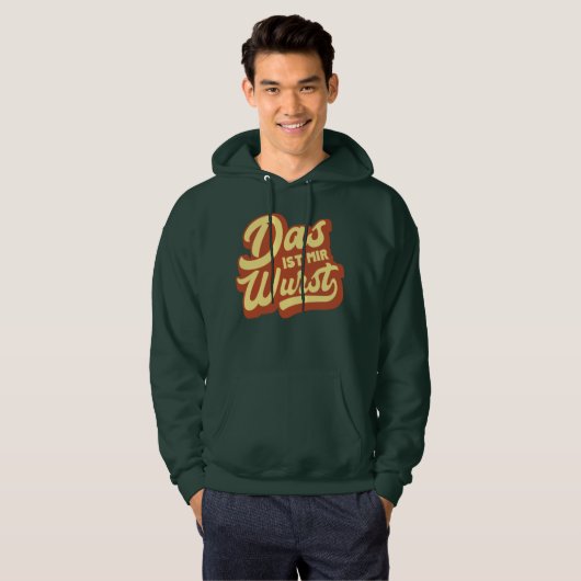 Das ist Mir Wurst, das lustige deutsche Sprichwort Hoodie (Vorne ganz)