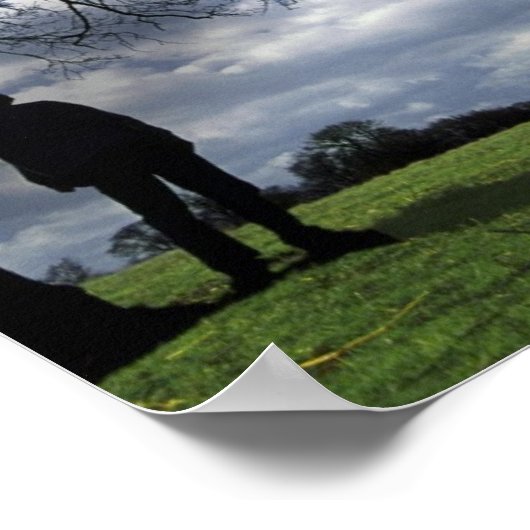 Das ist mit dem Windbaum gegangen Poster (Ecke)