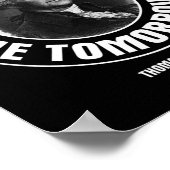 Das ist morgen wegen Shirt Poster (Ecke)
