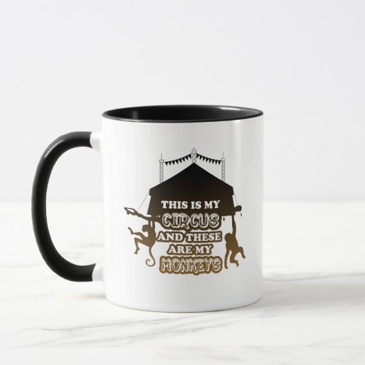 Das ist My Circus und das sind meine Affen-Tasse Tasse (Links)