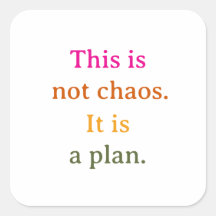 Das ist nicht Chaos