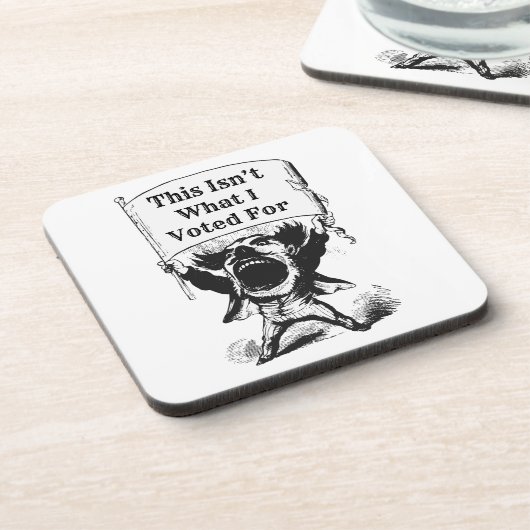 Das ist nicht das, wofür ich gestimmt habe getränkeuntersetzer (Linke Seite)