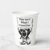 Das ist nicht das, wofür ich gestimmt habe pappbecher (Rückseite)