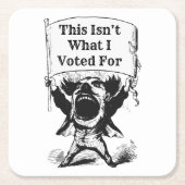 Das ist nicht das, wofür ich gestimmt habe rechteckiger pappuntersetzer (Vorderseite)