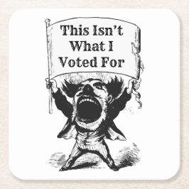 Das ist nicht das, wofür ich gestimmt habe rechteckiger pappuntersetzer