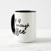 Das ist nicht genug Kaffee-Tasse, komisch, eigenar Tasse (Vorderseite Links)