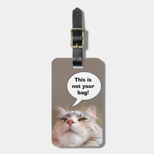 Das ist nicht Ihre Tasche Gepäckanhänger (Vorderseite vertikal)