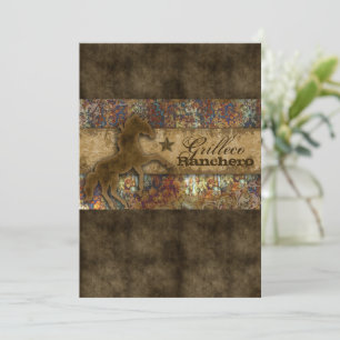 Das ist nicht mein erster Rodeo-Western Vintag Einladung