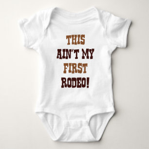 Das ist nicht mein erstes Rodeo! Baby Strampler