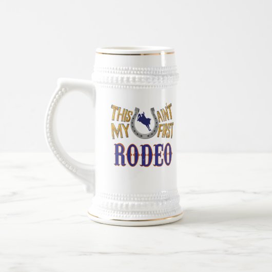 Das ist nicht mein erstes Rodeo Bierglas (Links)