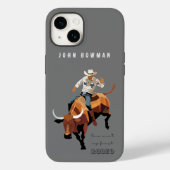 Das ist nicht mein erstes RODEO: Bull-Reiter Case-Mate iPhone Hülle (Rückseite)