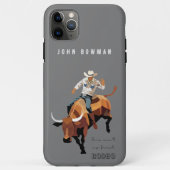 Das ist nicht mein erstes RODEO: Bull-Reiter Case-Mate iPhone Hülle (Rückseite)