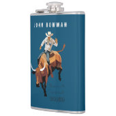 Das ist nicht mein erstes RODEO: Bull-Reiter Flachmann (Links)