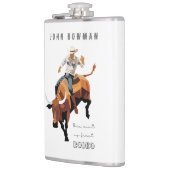 Das ist nicht mein erstes RODEO: Bull-Reiter Flachmann (Links)