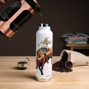 Das ist nicht mein erstes RODEO: Bull-Reiter Trinkflasche