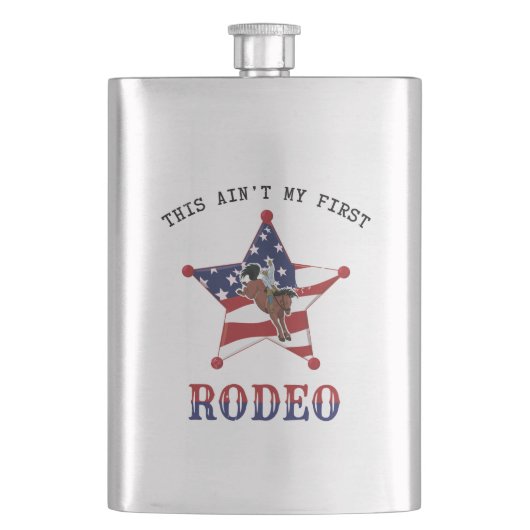 Das ist nicht mein erstes RODEO Flachmann (Vorderseite)